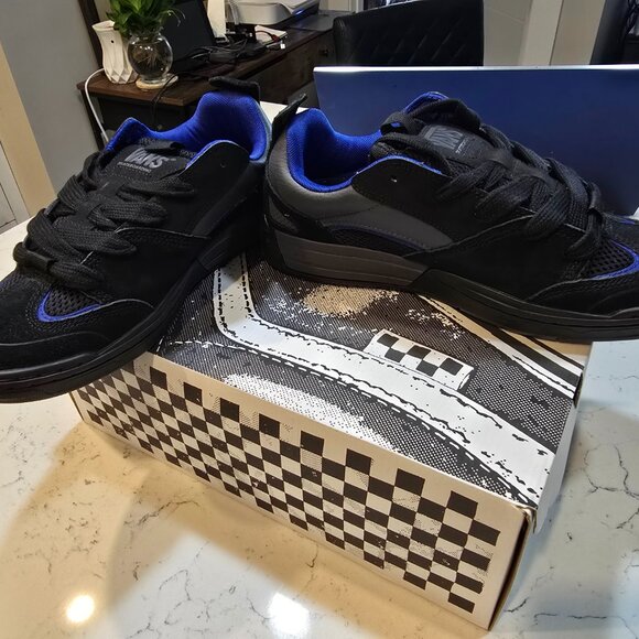 Vans Men's Skate Mixxa Suede Leather Shoes Black Grey size 10 NEW VN000CUYN42 - Picture 3 of 13